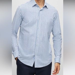 HUGO BOSS 100% cotton, long sleeves shirt, 16 1/2.